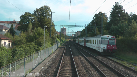 Vista dalla cabina - TPF RBDe 567